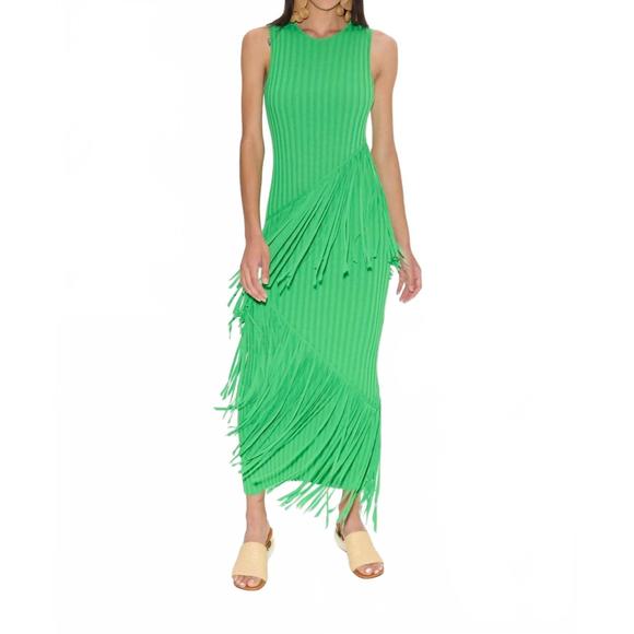 slim fit dress slacks Gummy Green Multi Axon Dress